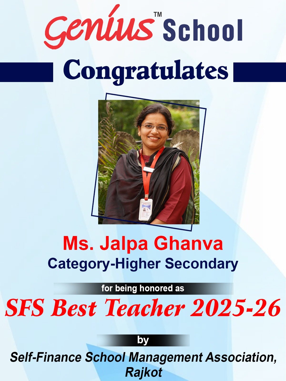 SFS Best Teacher