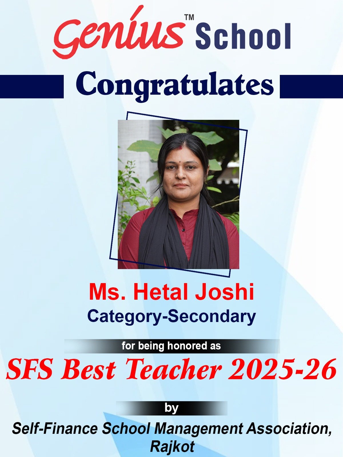 SFS Best Teacher