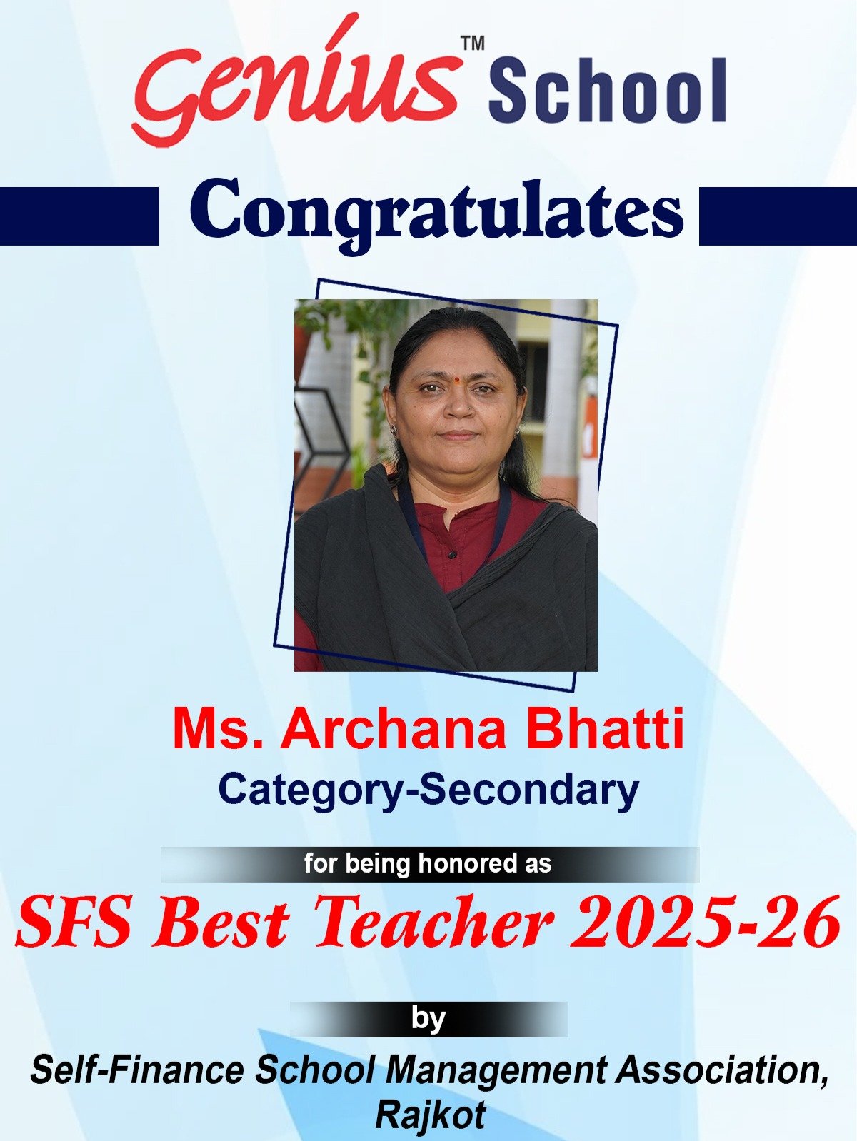 SFS Best Teacher