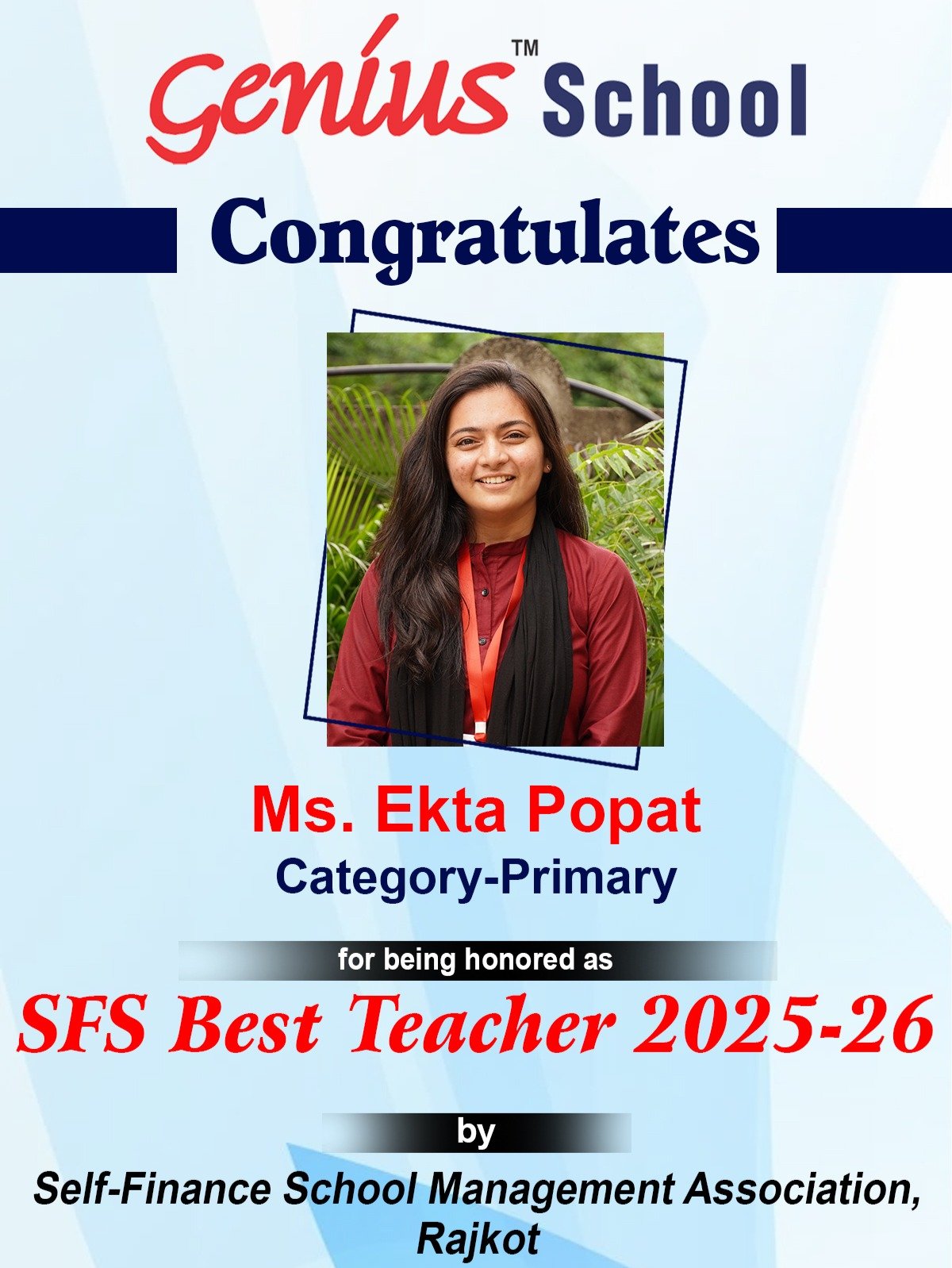 SFS Best Teacher